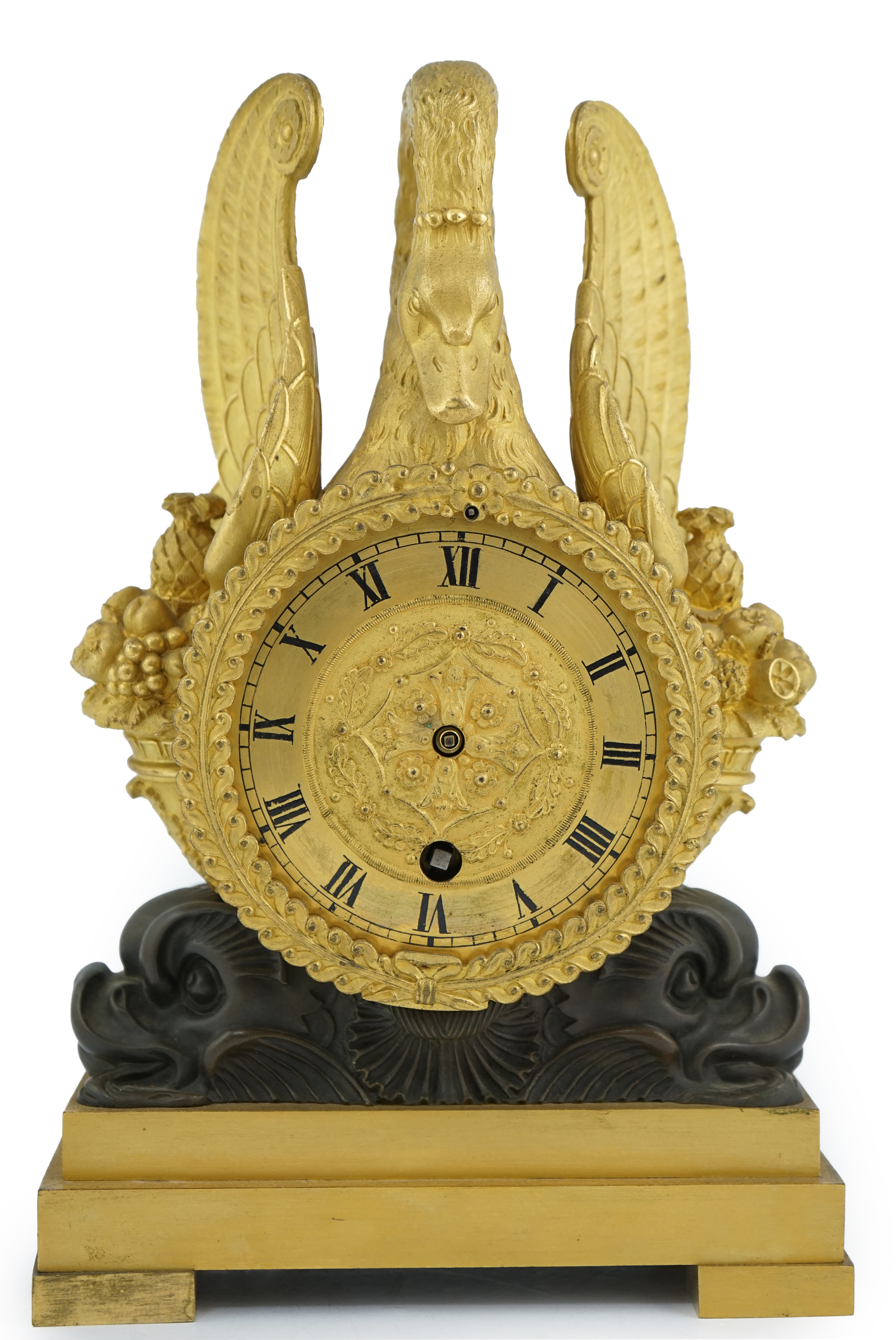 J. Schwearer, Regents Park, a Regency bronze and ormolu mantel timepiece